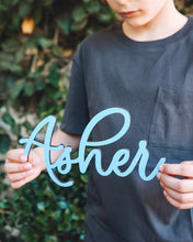 Load image into Gallery viewer, Wooden Name Sign | Solid Color