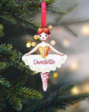 Load image into Gallery viewer, Wooden Personalized Ornament | Ballerina