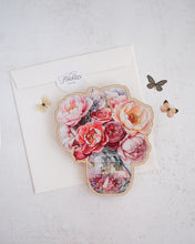 Load image into Gallery viewer, Wooden card | Roses