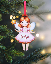 Load image into Gallery viewer, Wooden Personalized Ornament | Fairy