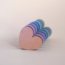 Load image into Gallery viewer, Rainbow Wooden Hearts
