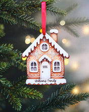 Load image into Gallery viewer, Wooden Personalized Ornament | House