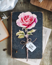 Load image into Gallery viewer, Wooden flower | Rose