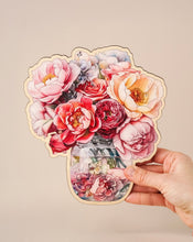Load image into Gallery viewer, Wooden card | Roses