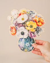 Load image into Gallery viewer, Wooden card | Poppies