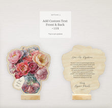 Load image into Gallery viewer, Personalized Plaque with Rose Flower
