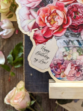 Load image into Gallery viewer, Personalized Plaque with Rose Flower