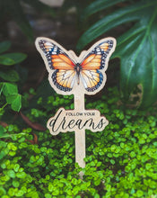 Load image into Gallery viewer, Original surprise - Butterfly Tag a Greeting Text - Plant Marker, Flower Stick, Garden stakes, Garden label