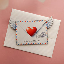 Load image into Gallery viewer, Valentine Wooden Ornament | Love Card
