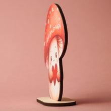 Load image into Gallery viewer, Valentine Wooden Ornament | Cute Mushroom
