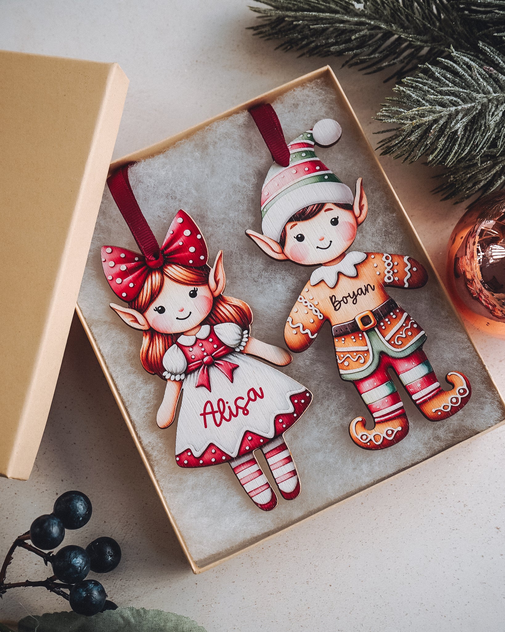 Personalized cheap girl ornaments