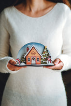 Load image into Gallery viewer, Personalized 3D Wooden Christmas Card on Stand

