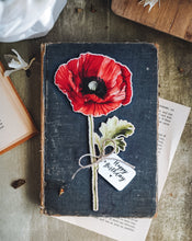 Load image into Gallery viewer, Wooden flower | Poppy
