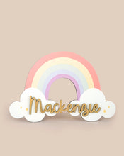 Load image into Gallery viewer, Rainbow | Wooden Name Sign
