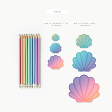 Load image into Gallery viewer, Rainbow Wooden Shells
