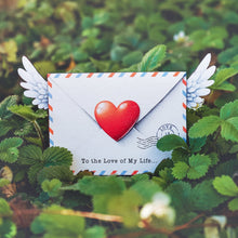 Load image into Gallery viewer, Valentine Wooden Ornament | Love Card
