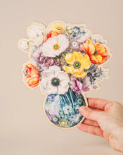 Load image into Gallery viewer, Wooden card | Poppies
